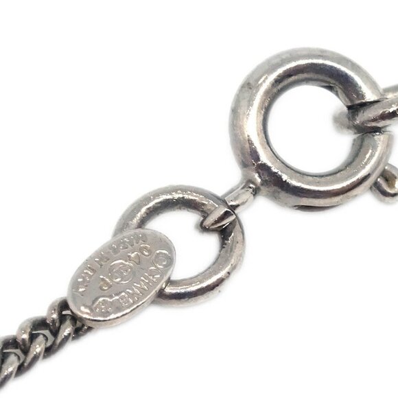 Chanel CC Heart Chain Necklace Silver 04P 195333 - Picture 4 of 4